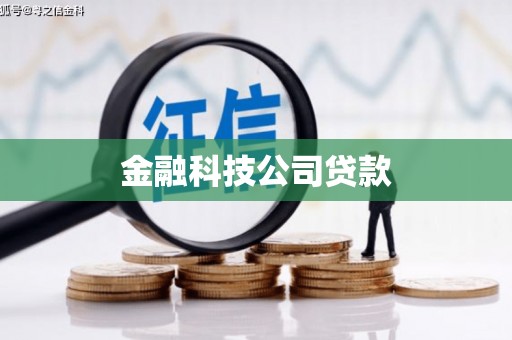 渭源金融科技公司贷款