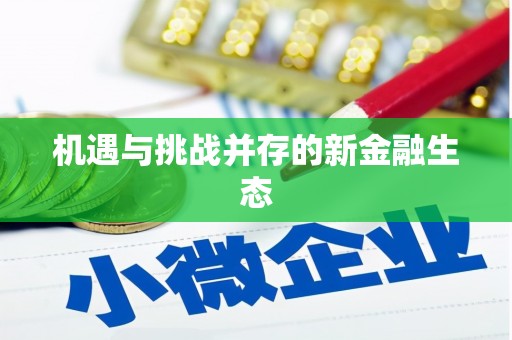 渭源机遇与挑战并存的新金融生态