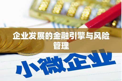 渭源企业发展的金融引擎与风险管理