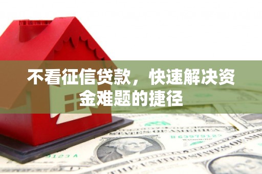 渭源不看征信贷款，快速解决资金难题的捷径