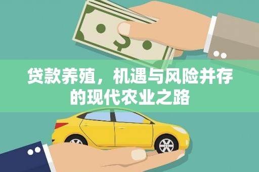渭源贷款养殖，机遇与风险并存的现代农业之路