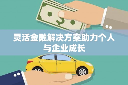 渭源灵活金融解决方案助力个人与企业成长