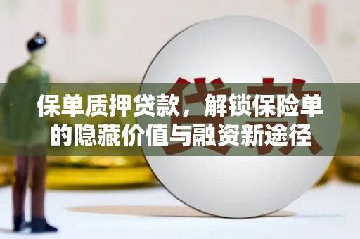 渭源保单质押贷款，解锁保险单的隐藏价值与融资新途径