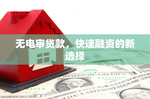 渭源无电审贷款，快速融资的新选择