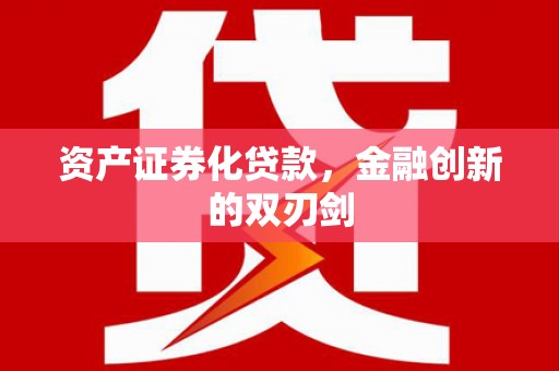 渭源资产证券化贷款，金融创新的双刃剑