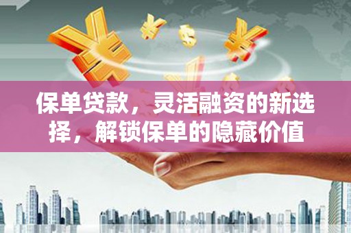 渭源保单贷款，灵活融资的新选择，解锁保单的隐藏价值