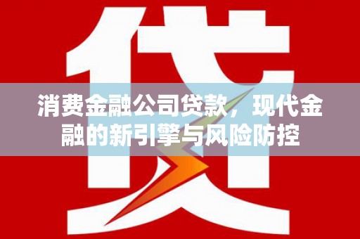 渭源消费金融公司贷款，现代金融的新引擎与风险防控