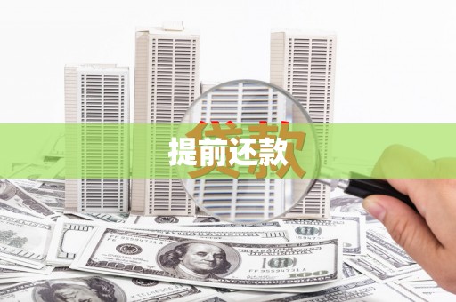 渭源提前还款
