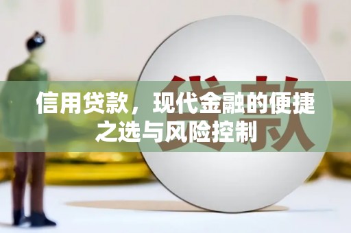 渭源信用贷款，现代金融的便捷之选与风险控制