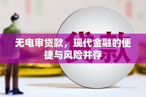 渭源无电审贷款，现代金融的便捷与风险并存