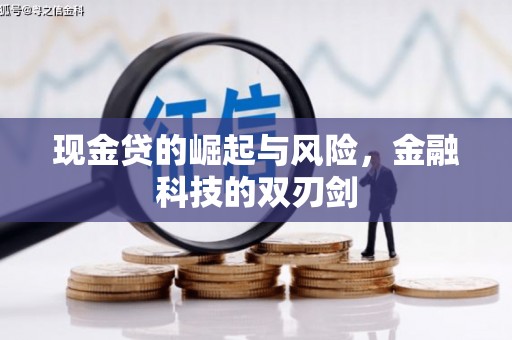 渭源现金贷的崛起与风险，金融科技的双刃剑