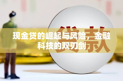 渭源现金贷的崛起与风险，金融科技的双刃剑