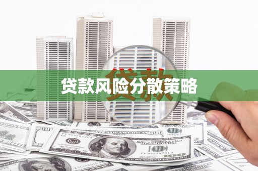 渭源贷款风险分散策略