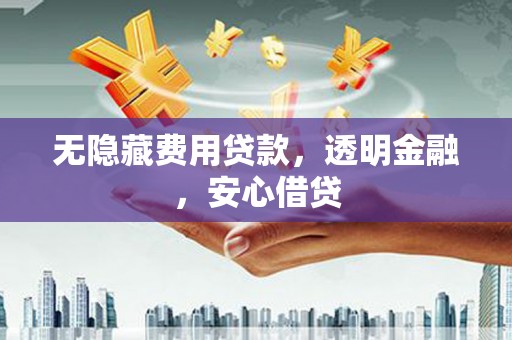 渭源无隐藏费用贷款，透明金融，安心借贷