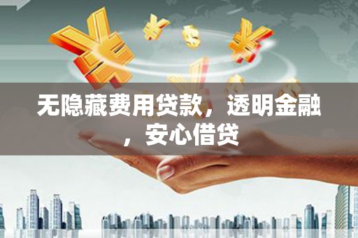渭源无隐藏费用贷款，透明金融，安心借贷