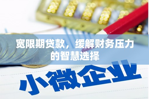 渭源宽限期贷款，缓解财务压力的智慧选择