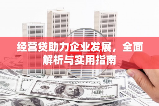 渭源经营贷助力企业发展，全面解析与实用指南