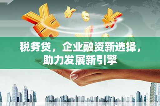 渭源税务贷，企业融资新选择，助力发展新引擎