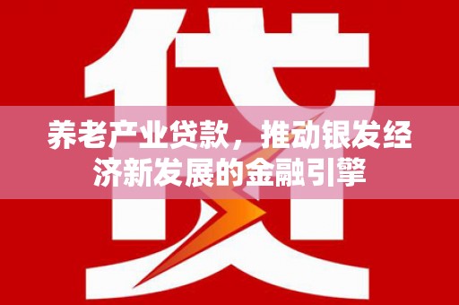渭源养老产业贷款，推动银发经济新发展的金融引擎