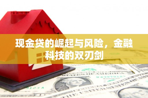 渭源现金贷的崛起与风险，金融科技的双刃剑
