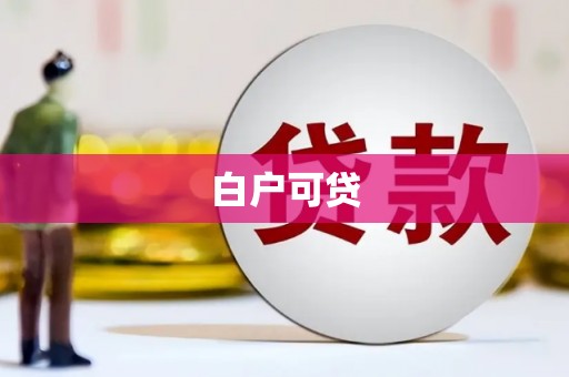 渭源白户可贷