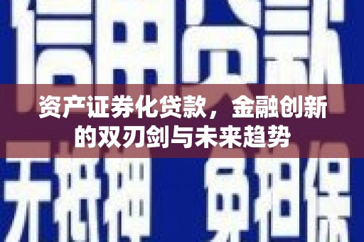 渭源资产证券化贷款，金融创新的双刃剑与未来趋势