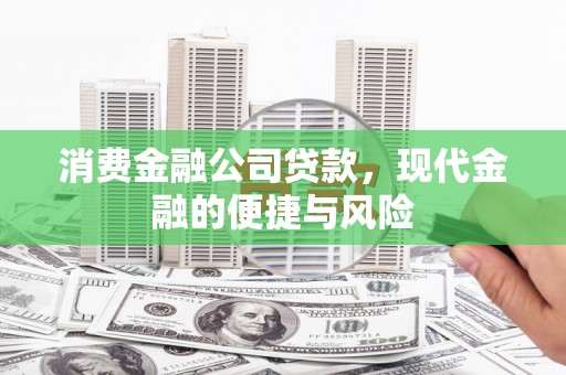 渭源消费金融公司贷款，现代金融的便捷与风险