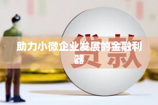 渭源助力小微企业发展的金融利器