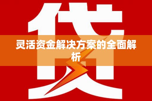 渭源灵活资金解决方案的全面解析